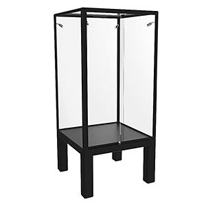 TTC 850 Black Treasury Tower Cube Display Case by Showfront