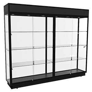 TTF 2400 Black Extra-Large Display Cabinet by Showfront