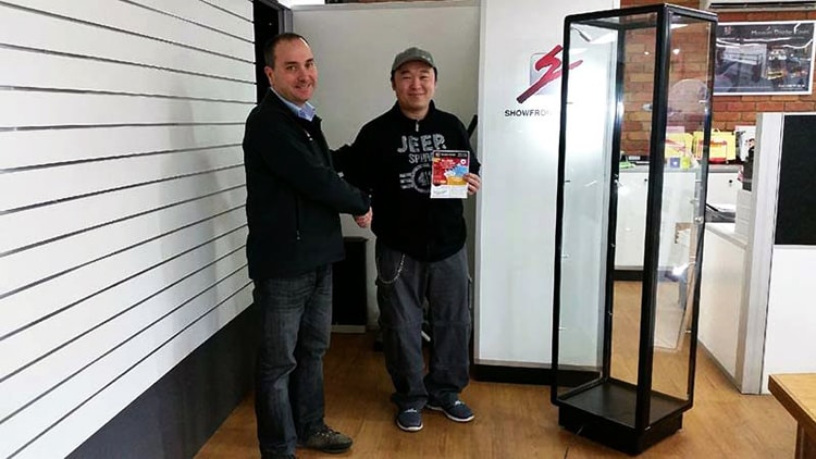 Showfront announces winner of display case draw at Oz Comic Con Melbourne