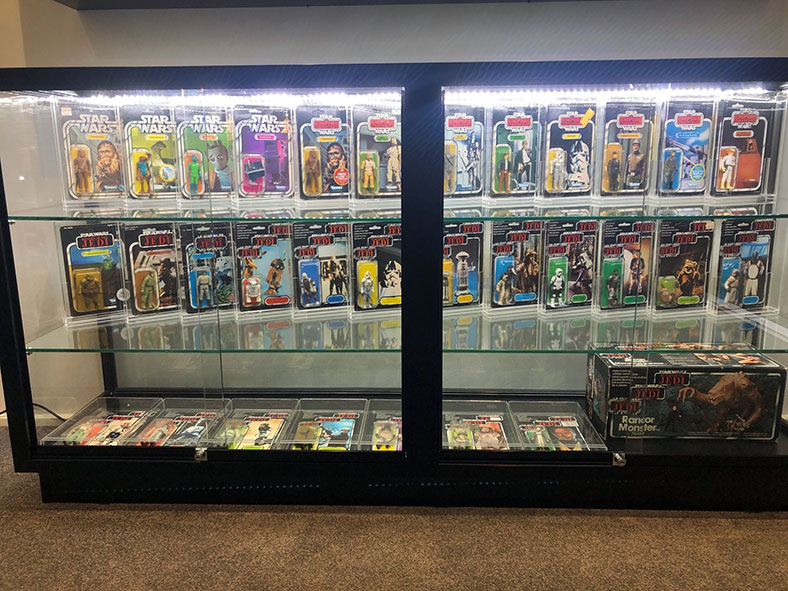 Be the envy of the galaxy with a Star Wars Figure Display Case from Showfront 