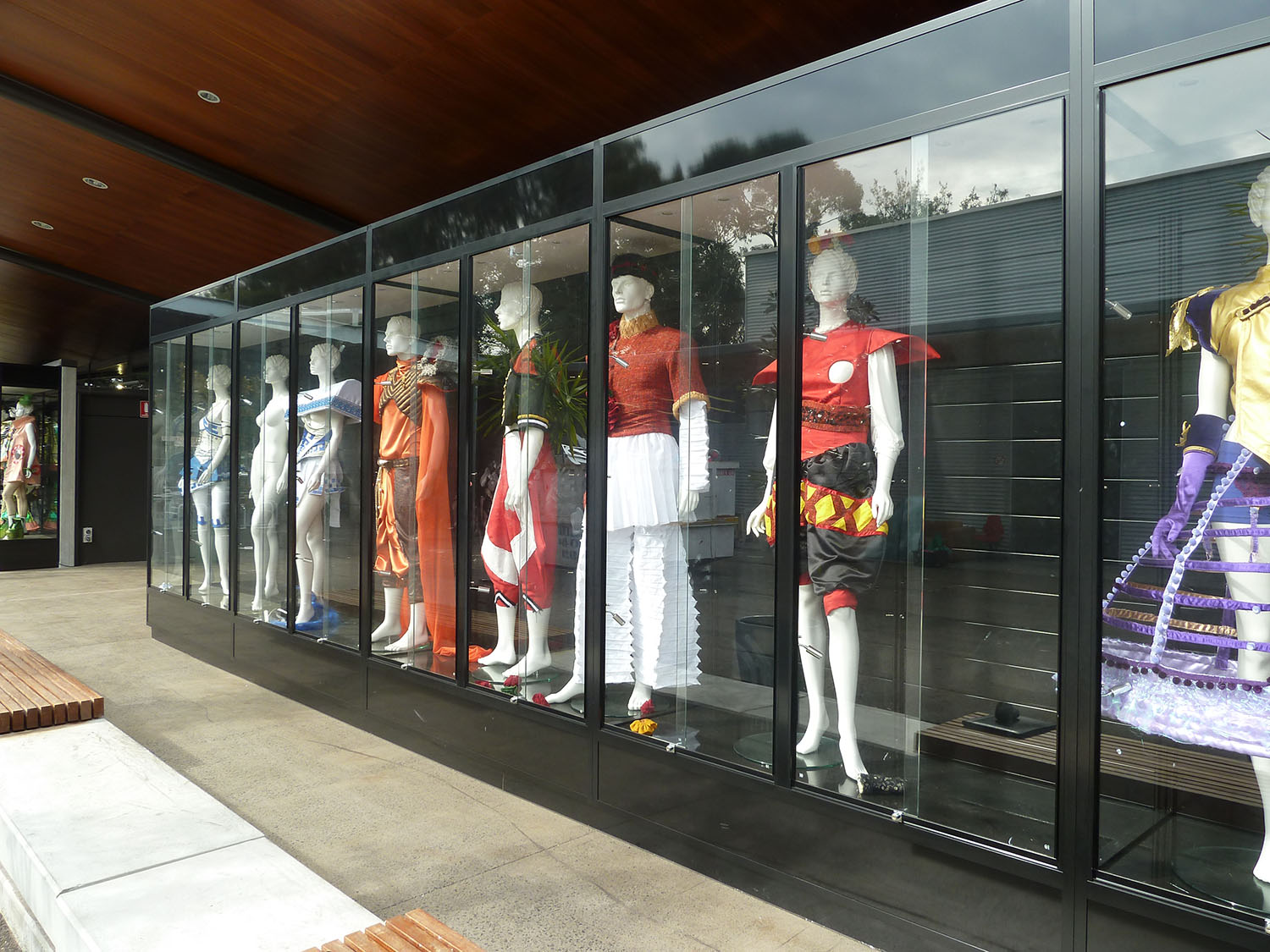 Custom Upright Display Cabinets with Slatwall