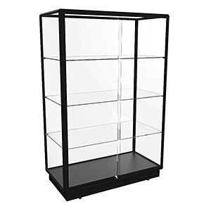 TGL 1200 Black Glass Display Cabinet by Showfront