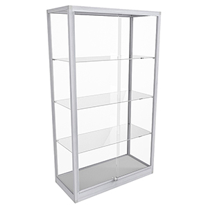 ETGL 1000 Essentials Upright Glass Display Cabinet - Fully Assembled