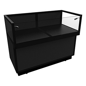 Black JCDL 1200 Jewellery Display Counter With Storage 