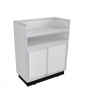 SC 600 Silver Service Counter by Showfront