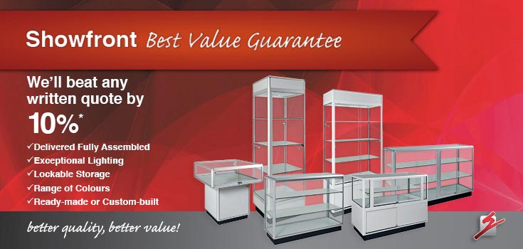Showfront Glass Cabinets - Best Value Guaranteed